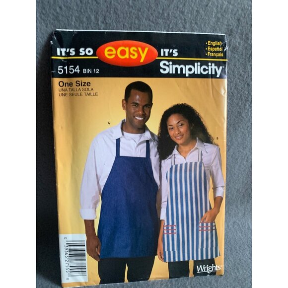Simplicity Misses Apron Sewing Pattern 5154 - uncut - Picture 8 of 11